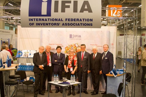 iENA Organizers visit IFIA Booth