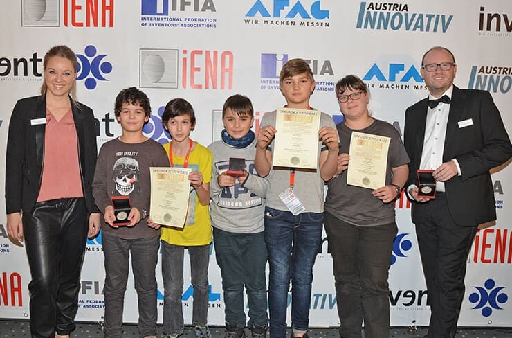 Award Winning Young Inventors in iENA 2017