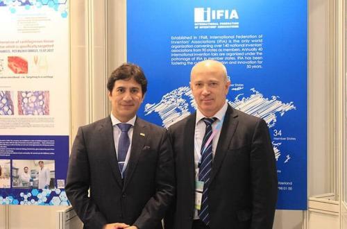IFIA President, Alireza Rastegar Meets Russian Society of Inventors President, Dmitry Zezuylin