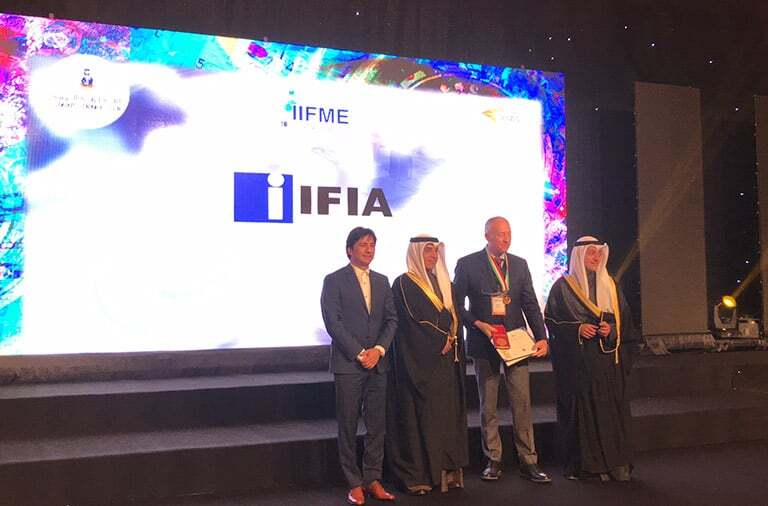 IFIA Best Invention Medal Winner in IIFME Award Ceremony, Mr. Sonnay Gilbert from Switzerland for &quot;Water Purifier&quot;