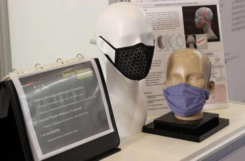 Washable masks exhibited in Geneva Inventions 2018