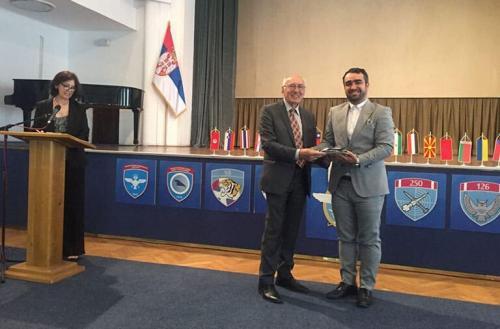 President of Belgrade Association of Inventors, Mr. Djuro Borak, is conferred IFIA Medal