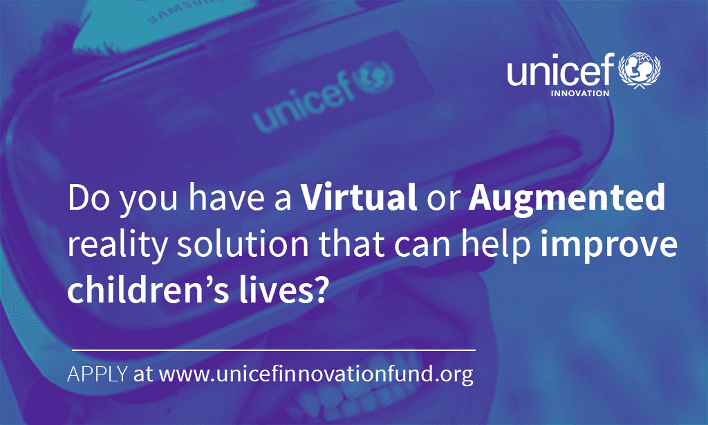 UNICEF provides early-stage funding and support to frontier technology solutions that benefit children and the world