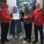 IFIA’s Best National Invention Medal was granted to Ms. Ayşe ERTAŞ from "Covisart Limited Şirketi" Turkey with the invention "New Generation Vehicle Simulator"